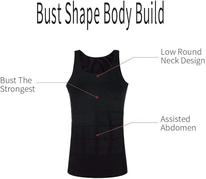 Men's Slimming Body Shapewear (Black)